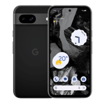 google pixel 8a 5g obsidian 128gb 8gb ram front back view