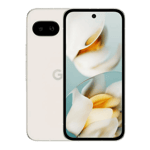 google pixel 9a 5g porcelain 256gb 8gb ram front back view