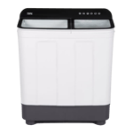 haier 10 0kg semi automatic washing machines htw100 178bk white front view
