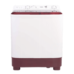 haier 7 0kg semi automatic top load washing machine htw70 1187btn white front view