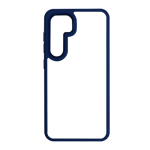 heiger hybrid series back case for samsung galaxy s24 5g blue front view