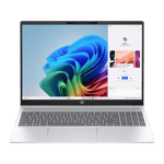 hp omnibook 5 amd ryzen ai 5 340 windows 11 home laptop 16 ag1037au glacier silver 16gb 512gb Front view