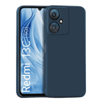 inbase cloth silicon back case for xiaomi redmi 13c 5g Blue front view