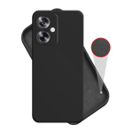inbase cloth silicon case for oppo a79 5g black model view