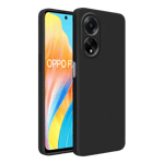 inbase cloth silicon case for oppo f23 black front view