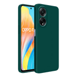 inbase cloth silicon case for oppo f23 green front view