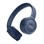 jbl tune 520bt boom headset blue front view