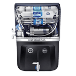 kent grand plus ro uv uf tds control water purifier 9 l black front side view