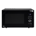 lg 28 l convection microwave oven mjen286ufw black front view