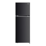 lg 322 l frost free double door 2 star refrigerator gl d342sesy aeszebn ebony sheen front view
