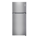 lg 398 l frost free double door 2 star refrigerator gl s422spzy fpzzebn shiny steel Front view