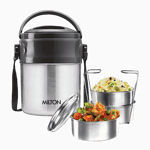milton legend 4 pcs set thermo lunch box multi color 260 ml front view