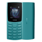 nokia 105 2023 single sim cyan front back side view 01