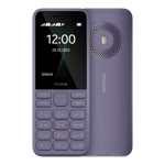 nokia 130 2023 dual sim purple front and back view