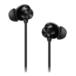 oneplus bullets wireless z2 anc bluetooth headset boomin black front view