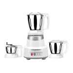 panasonic mx av325 600w mixer grinder 3 jars silver front side view