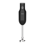 philips hl1655 00 2 blades 250 w hand blender black view