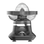 preethi cocosta coconut scraper with citrus juicer black front view