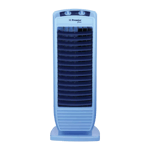 premier breeze tower fan blue front view