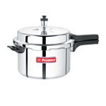 premier netraa aluminium pressure cooker 3 litre front view