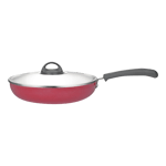 premier non stick fry pan classic with lid 26 cm front