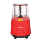 premier spice km 521 350w mixer grinder 1 jars red spec front view