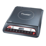 prestige pic 20 0 whistle 1600w induction cooktop black front view