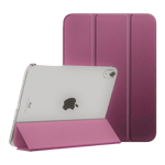 robocare remak leather cover for apple ipad 10 9 inch 10th gen red front view min
