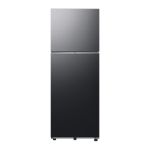 samsung 330 l frost free bespoke ai double door refrigerator rt34dg5a2bbxhl luxe black fornt view