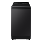 samsung 9 0kg fully automatic top load washing machine wa90bg4686bvtl black caviar front view