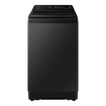 samsung 9 0kg fully automatic top load washing machine ww90bg4546bv black caviar front view