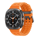 samsung galaxy watch ultra lte titanium gray 47 mm sm l705fdaains left view