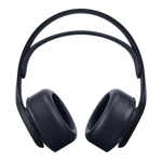 sony ps5 pulse 3d wireless headset black front side view