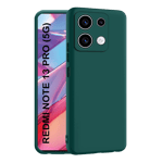 space cloth silicon back case for xiaomi redmi note 13 pro Green front view