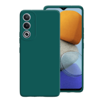 space cloth silicon case for oppo a3 pro 5g Green front view
