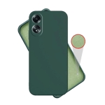 space cloth silicon case for oppo a38 4g green front vewe