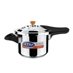 ultra duracook stainless steel pressure cooker 3 litre front view