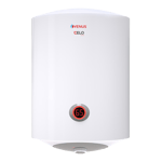 venus celo smart storage water heater 15 litre white front view