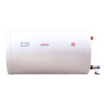 venus slim storage water heater 25 litre white front view
