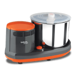 vidiem garnet plus st 332 a table top wet grinder 2 l grey orange 00