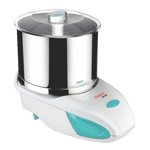 vidiem jewel st table top wet grinder 2 litre white green front right view