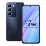 vivo t3 5g cosmic blue 256gb 8gb ram front back view model view