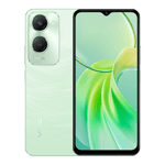 vivo y28e 5g breeze green 128gb 4gb ram front back view