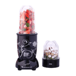 wonderchef nutri blend 2 jar 1 sipper jar 500w black front view