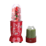 wonderchef nutri blend 2 jar 1 sipper jar 500w red front view