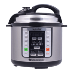 wonderchef nutri pot electric rice cooker 3 l black front view