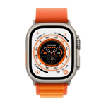 7FApple Watch Ultra Cellular 49mm Titanium Orange Alpine Loop 01