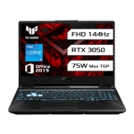 ASUS TUF Gaming F15 Intel Core i5 11th Gen Windows 11 Home Laptop FX506HC HN089WS Graphite Black 8GB 512GB front view