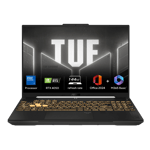 ASUS TUF Gaming F16 Intel Core 210H Windows 11 Home Laptop FX677VU RL055WS Mecha Grey 16GB 512GB front view
