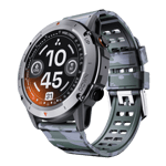 Ambrane wise crest smartwatch camo black Front Side View